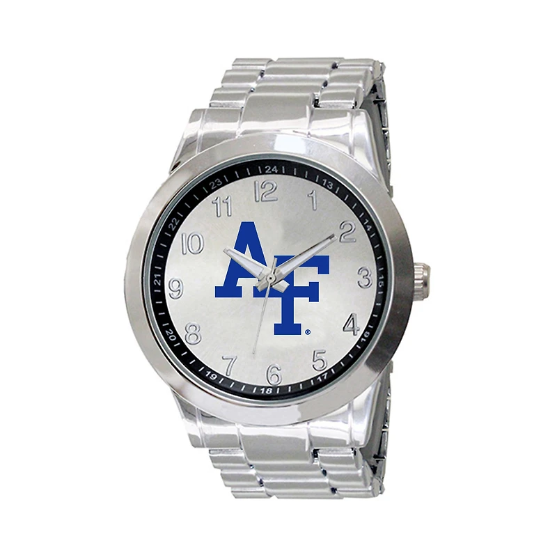 Men's Silver Air Force Falcons Integris Stainless Steel Watch
