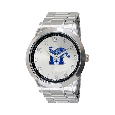 Men's  Silver Memphis Tigers Integris Stainless Steel Watch