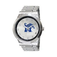 Men's  Silver Memphis Tigers Integris Stainless Steel Watch