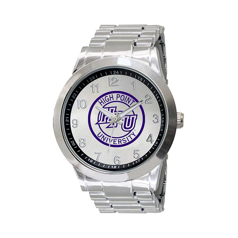 Men's Silver High Point Panthers Integris Stainless Steel Watch