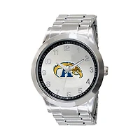 Men's  Silver Kent State Golden Flashes Integris Stainless Steel Watch