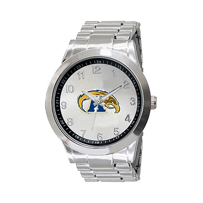 Men's Silver Kent State Golden Flashes Integris Stainless Steel Watch