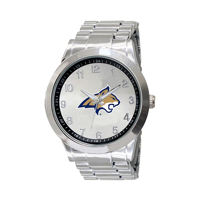 Men's Silver Montana State Bobcats Integris Stainless Steel Watch