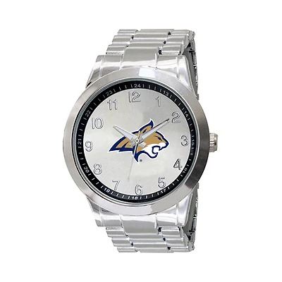Men's Silver Montana State Bobcats Integris Stainless Steel Watch