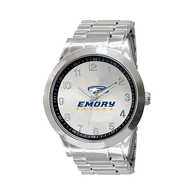 Men's  Silver Emory Eagles Integris Stainless Steel Watch