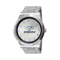 Men's  Silver Emory Eagles Integris Stainless Steel Watch