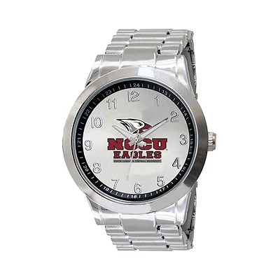 Men's Silver North Carolina Central Eagles Integris Stainless Steel Watch