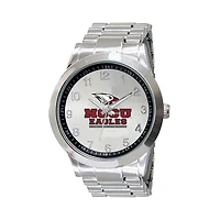 Men's  Silver North Carolina Central Eagles Integris Stainless Steel Watch