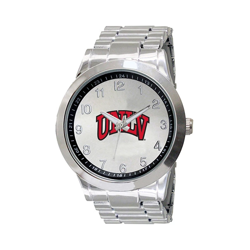 Men's Silver UNLV Rebels Integris Stainless Steel Watch