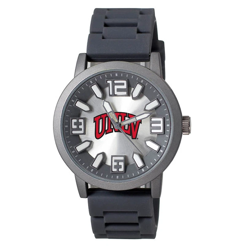 Men's Black UNLV Rebels Enigma Silicone Strap Watch