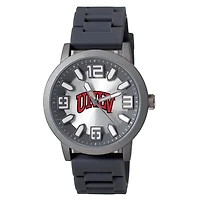 Men's  Black UNLV Rebels Enigma Silicone Strap Watch