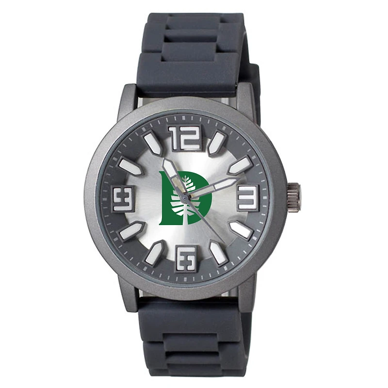 Men's Black Dartmouth Big Green Enigma Silicone Strap Watch
