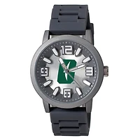 Men's  Black Charlotte 49ers Enigma Silicone Strap Watch