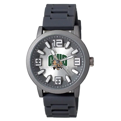 Men's Black Ohio Bobcats Enigma Silicone Strap Watch