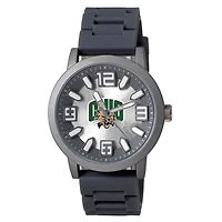 Men's  Black Ohio Bobcats Enigma Silicone Strap Watch