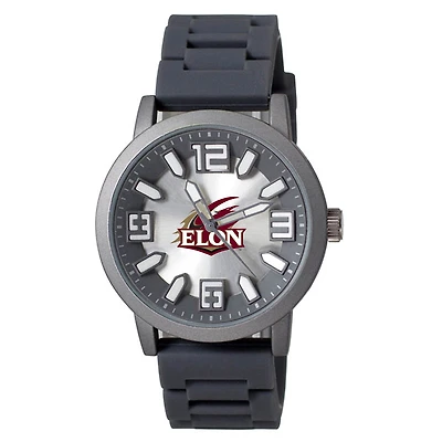 Men's Black Elon Phoenix Enigma Silicone Strap Watch