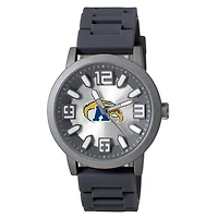 Men's  Black Kent State Golden Flashes Enigma Silicone Strap Watch