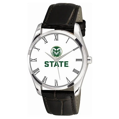 Men's Black Colorado State Rams Berkeley Leather Watch