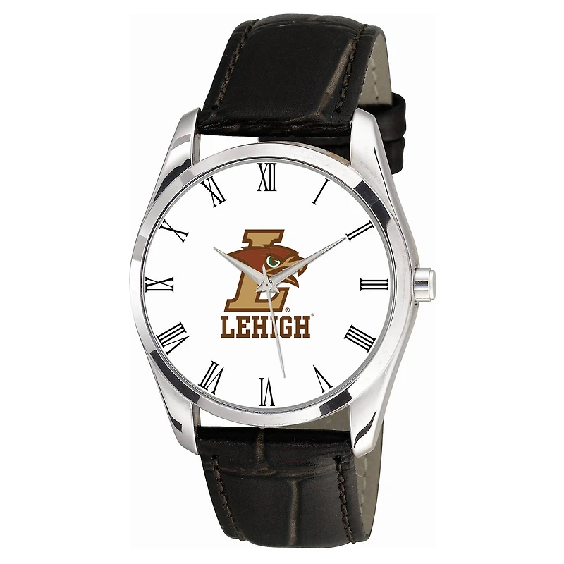 Men's Black Lehigh Mountain Hawks Berkeley Leather Watch