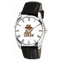 Men's  Black Lehigh Mountain Hawks Berkeley Leather Watch