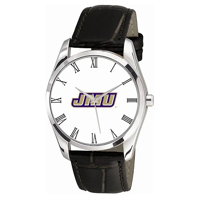 Men's Black James Madison Dukes Berkeley Leather Watch