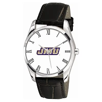 Men's  Black James Madison Dukes Berkeley Leather Watch