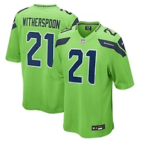 Men's Nike Devon Witherspoon Neon Green Seattle Seahawks  Game Jersey