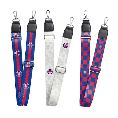 Chicago Cubs 3-Pack Bag Strap Set