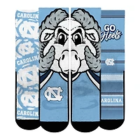 Youth Rock Em Socks  North Carolina Tar Heels Fan Favorite Three-Pack Crew Sock Set