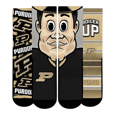 Youth Rock Em Socks  Purdue Boilermakers Fan Favorite Three-Pack Crew Sock Set