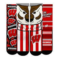 Youth Rock Em Socks  Wisconsin Badgers Fan Favorite Three-Pack Crew Sock Set