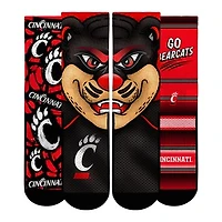 Youth Rock Em Socks  Cincinnati Bearcats Fan Favorite Three-Pack Crew Sock Set