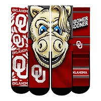 Youth Rock Em Socks  Oklahoma Sooners Fan Favorite Three-Pack Crew Sock Set
