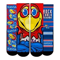 Youth Rock Em Socks  Kansas Jayhawks Fan Favorite Three-Pack Crew Sock Set