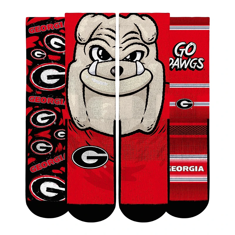 Youth Rock Em Socks Georgia Bulldogs Fan Favorite Three-Pack Crew Sock Set