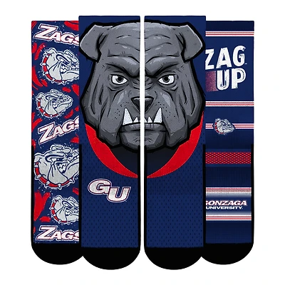 Youth Rock Em Socks  Gonzaga Bulldogs Fan Favorite Three-Pack Crew Sock Set