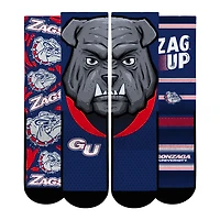Youth Rock Em Socks  Gonzaga Bulldogs Fan Favorite Three-Pack Crew Sock Set