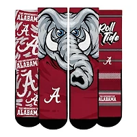 Youth Rock Em Socks  Alabama Crimson Tide Fan Favorite Three-Pack Crew Sock Set