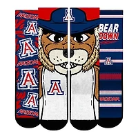 Youth Rock Em Socks  Arizona Wildcats Fan Favorite Three-Pack Crew Sock Set