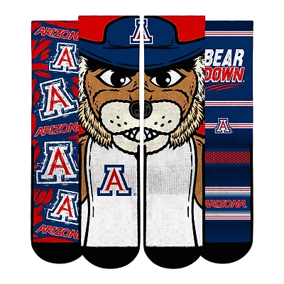 Youth Rock Em Socks  Arizona Wildcats Fan Favorite Three-Pack Crew Sock Set