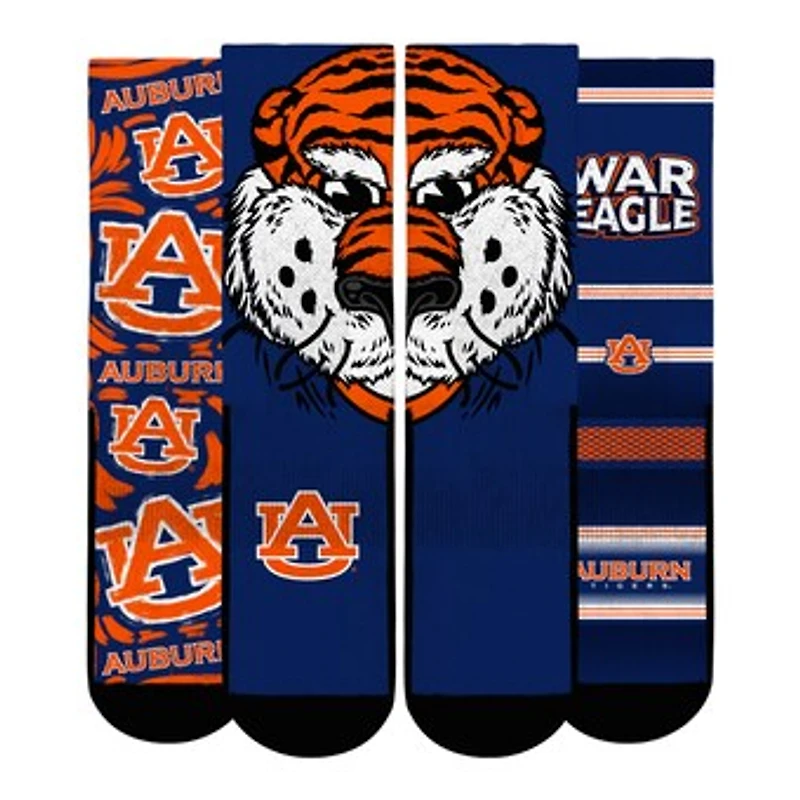 Youth Rock Em Socks  Auburn Tigers Fan Favorite Three-Pack Crew Sock Set