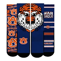 Youth Rock Em Socks  Auburn Tigers Fan Favorite Three-Pack Crew Sock Set