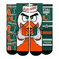 Youth Rock Em Socks  Miami Hurricanes Fan Favorite Three-Pack Crew Sock Set