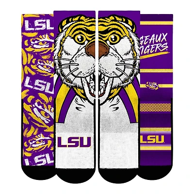 Youth Rock Em Socks  LSU Tigers Fan Favorite Three-Pack Crew Sock Set