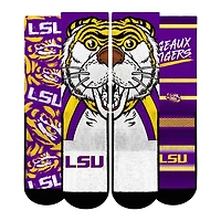 Youth Rock Em Socks  LSU Tigers Fan Favorite Three-Pack Crew Sock Set