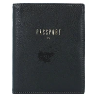 Fossil  Black Kansas Jayhawks Travel RFID Passport Case
