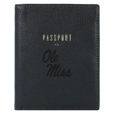 Fossil  Black Ole Miss Rebels Travel RFID Passport Case