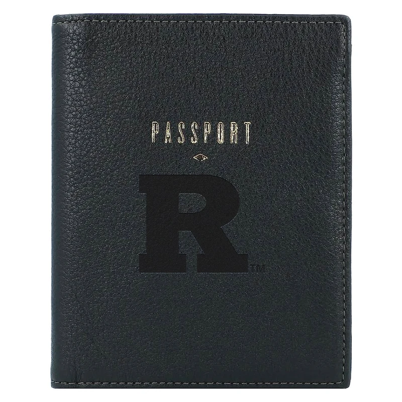 Fossil Rutgers Scarlet Knights Travel RFID Passport Case