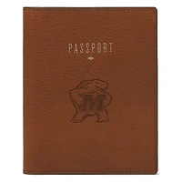 Fossil  Brown Maryland Terrapins Travel RFID Passport Case