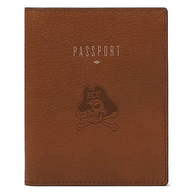 Fossil Brown ECU Pirates Travel RFID Passport Case